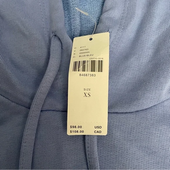 Pilcro Tulle-hem Short-sleeve hoodie - Picture 11 of 12